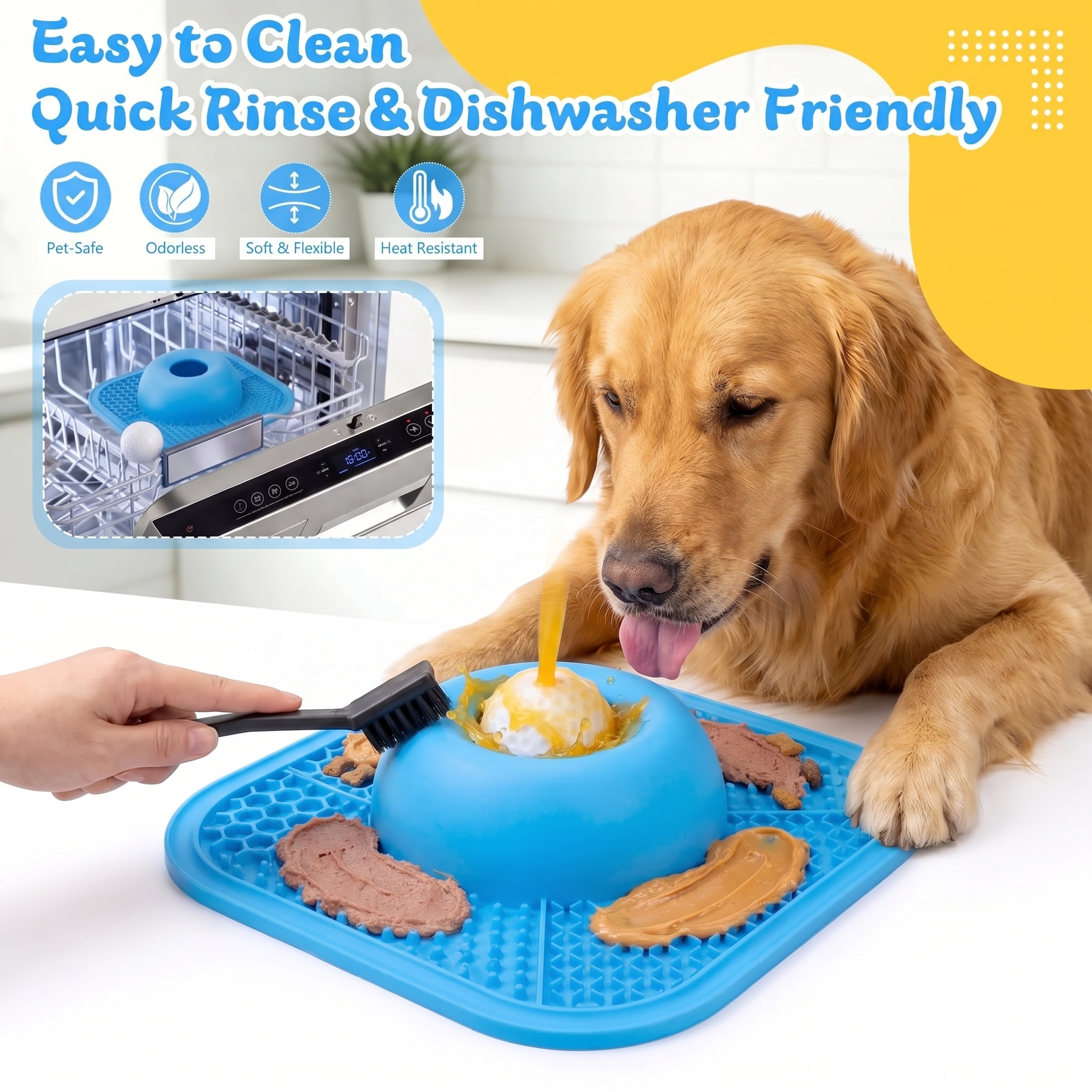 Ravebook Interactive Treat-Dispensing Puzzle Toy for Dogs