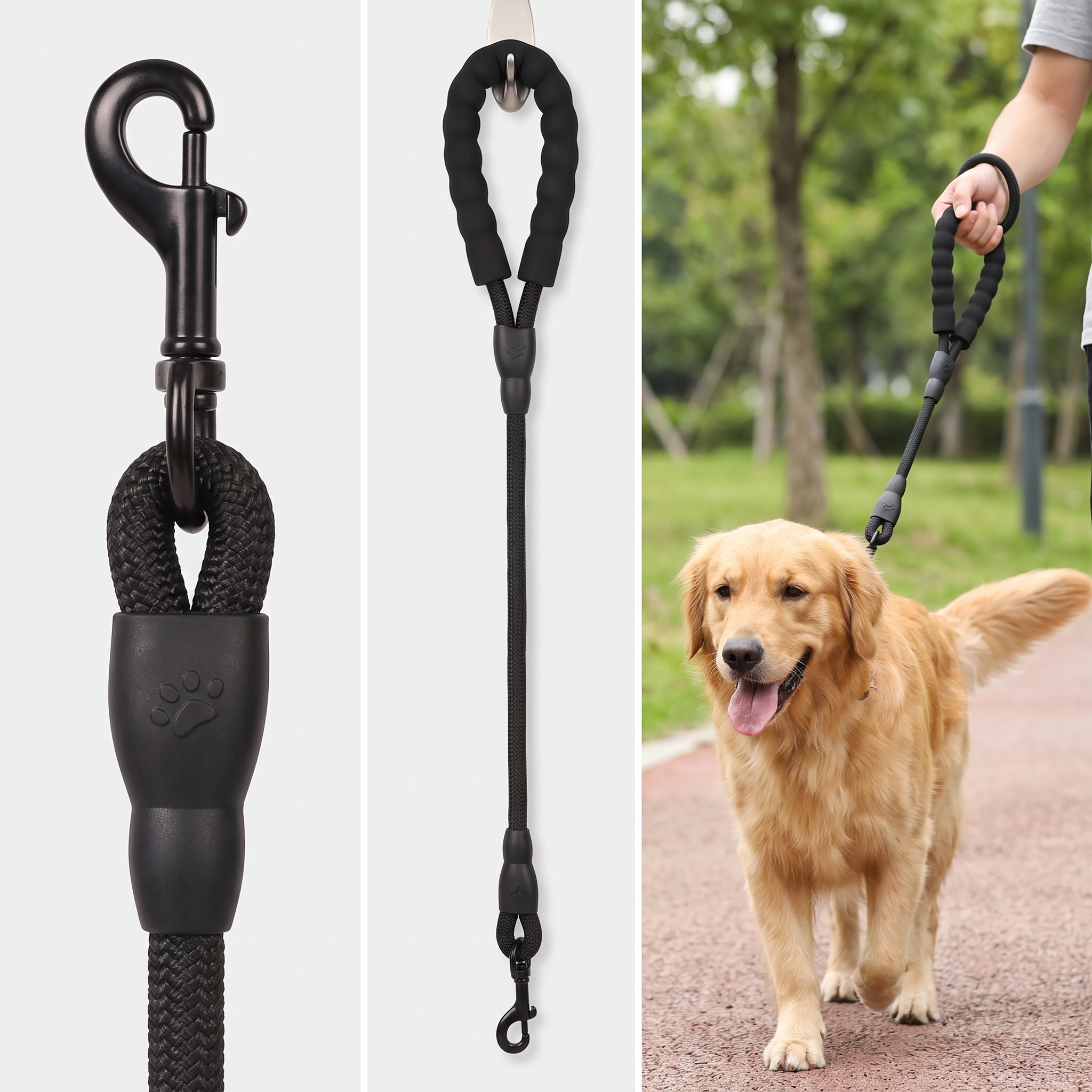 Ravebook Heavy-Duty Reflective Dog Leash 1.5m