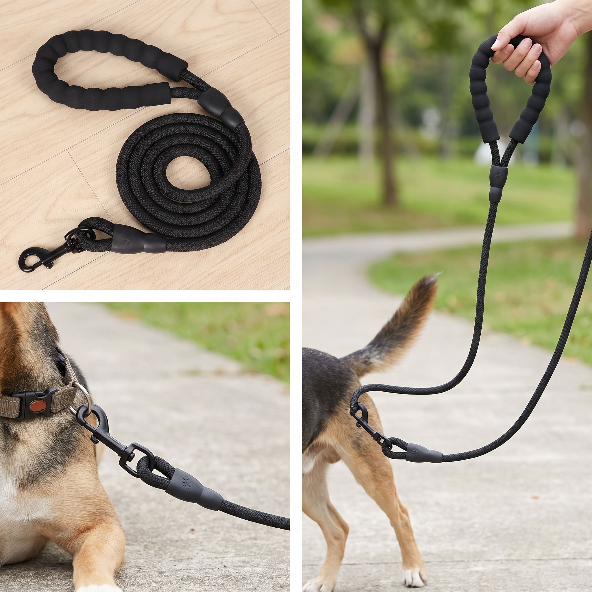 Ravebook Heavy-Duty Reflective Dog Leash 1.5m